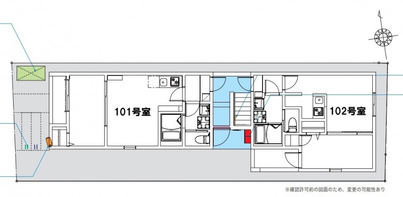 Ｃ・ＦＬＡＴＳ3階 部屋その他