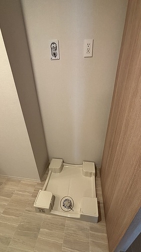 リビオシティ船橋北習志野5階 洗濯機置場　※2025年12月11日撮影