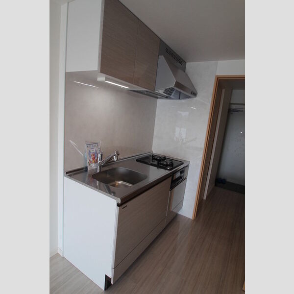 ソラシエスタ キッチンはガス2口グリル付き!