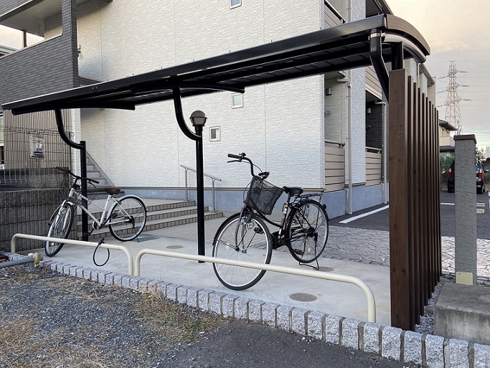 クレイノマルシェ102号室 駐輪場