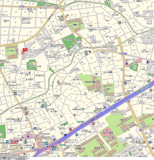 ライオンズマンション太子堂第２1階 null