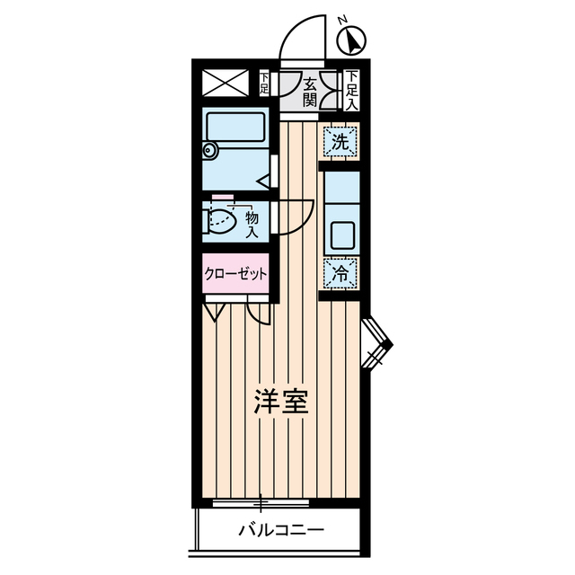 青葉台ハイツ0112号室 間取