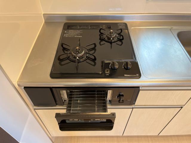 ル・トレーフル101号室 ビルトインコンロ２口