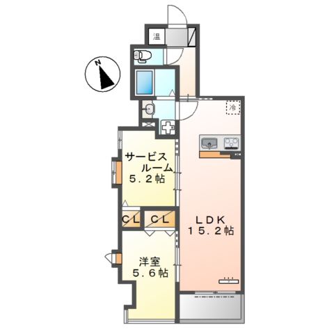 ネオブロッサム101号室 間取