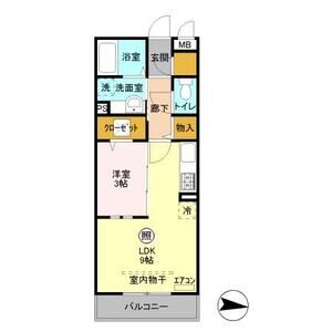 ラ シュエット103号室 間取