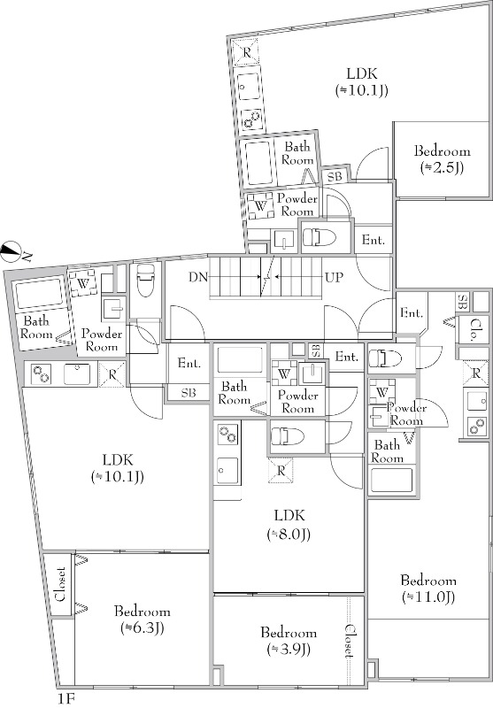 Fons Lucis Izumi2階 間取