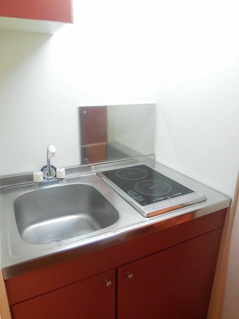 レオパレスニューウェルⅠ 2口の電気コンロ♪