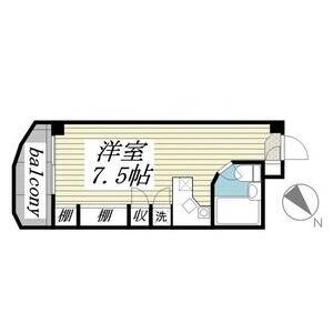 ラ・パルフェ・ド・立川No.10105号室 間取