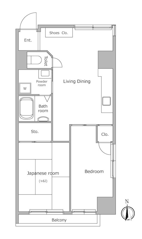 アネックス調布9階 間取り