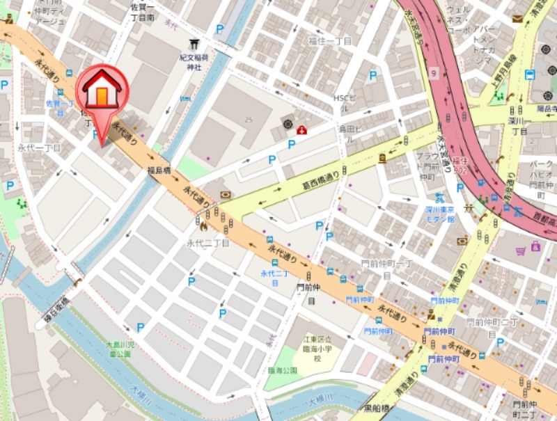 クレストコート門前仲町8階 null