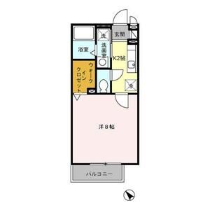 ブランシュ・ソフィア201号室 間取