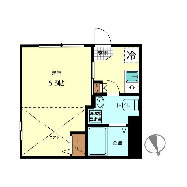 ファーレ南砂1階 間取