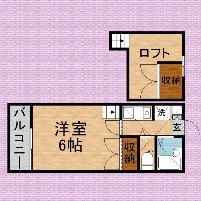 リブステージ志木1階 間取