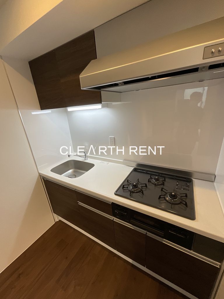 ＧＲＡＮ ＰＡＳＥＯ芝公園1階 ガス3口システムキッチン