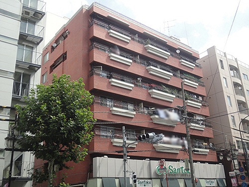 ウエスト早稲田マンション 建物外観　※2012年8月撮影