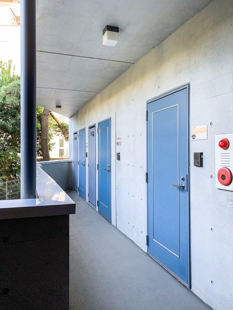 Ｗｉｓｔｅｒｉａ湘南0802号室 共用廊下
