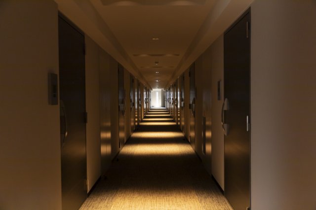 プラウドフラット南品川406号室 内廊下　※参考写真