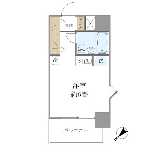 プラス・ワン横浜2階 間取
