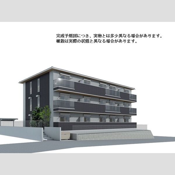 Espoir　ⅳ302号室 ※完成予想図につき、実物とは多少異なる場合があります。
