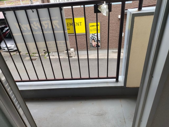 SYハイム203号室 バルコニー。