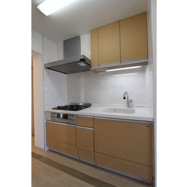 ポム・ドゥ・パン302号室 システムキッチン