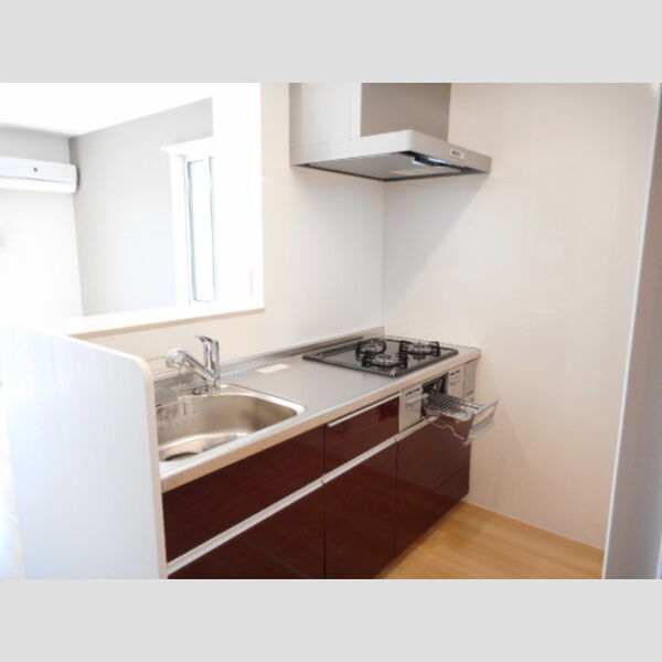 フェリーチェC 対面式3口ガスコンロ付システムキッチン