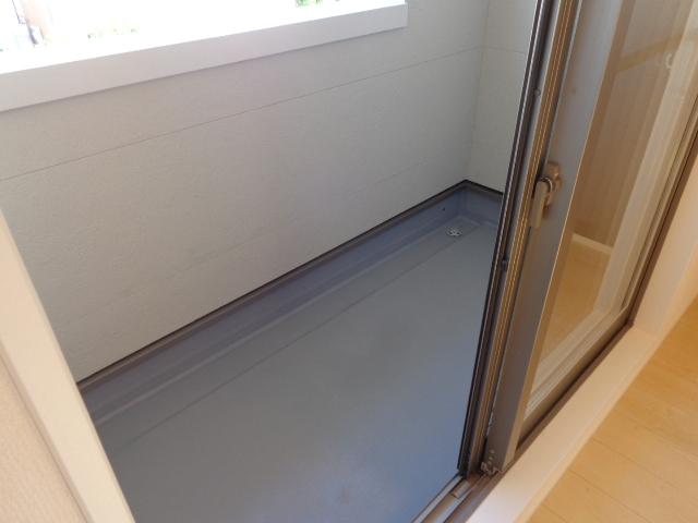 アッサンブラージュ201号室 ベランダ