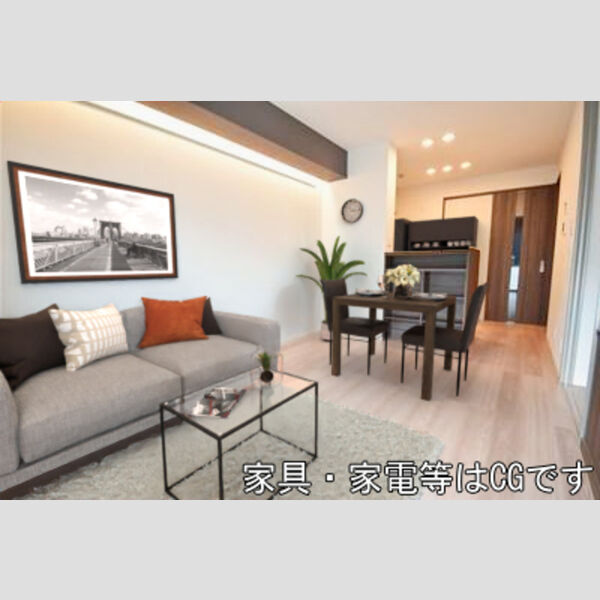 Premium Court リビングダイニング(家具配置イメージ)