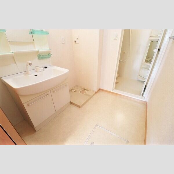 Ferme202号室 洗面所　洗髪洗面化粧台あり