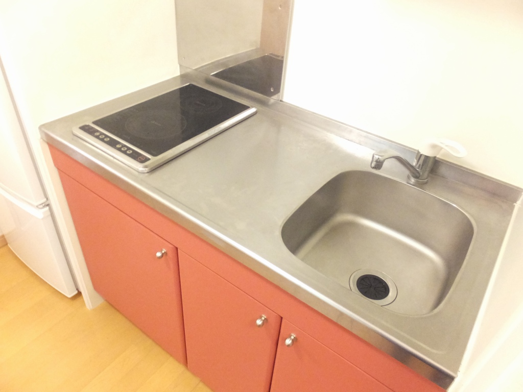 レオネクストＦＵＪＩＭＩ　Ⅴ101号室 ２口のラジエントコンロキッチンです。