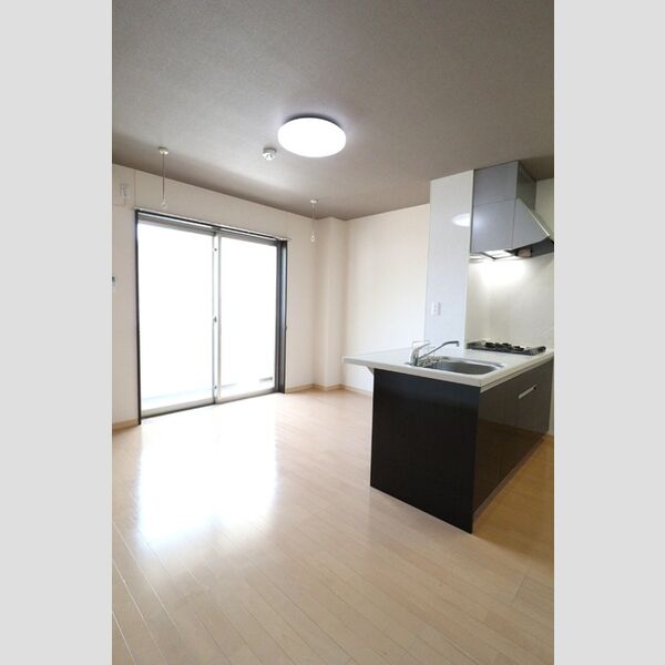 ストークガーデン201号室 バルコニー側の室内物干