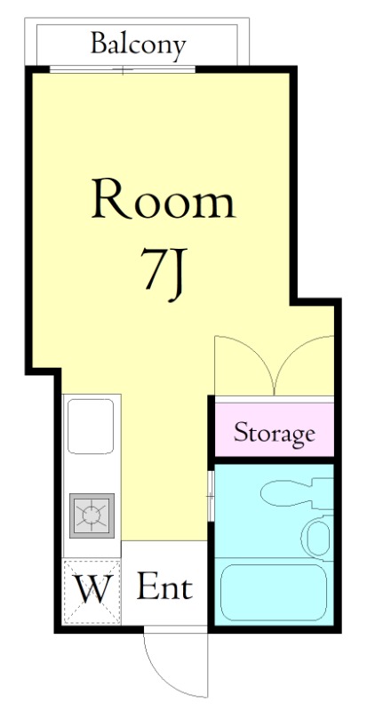 フローラ2階 間取
