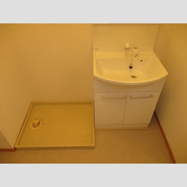 IS・若葉　AB 洗髪洗面化粧台、室内洗濯機置場