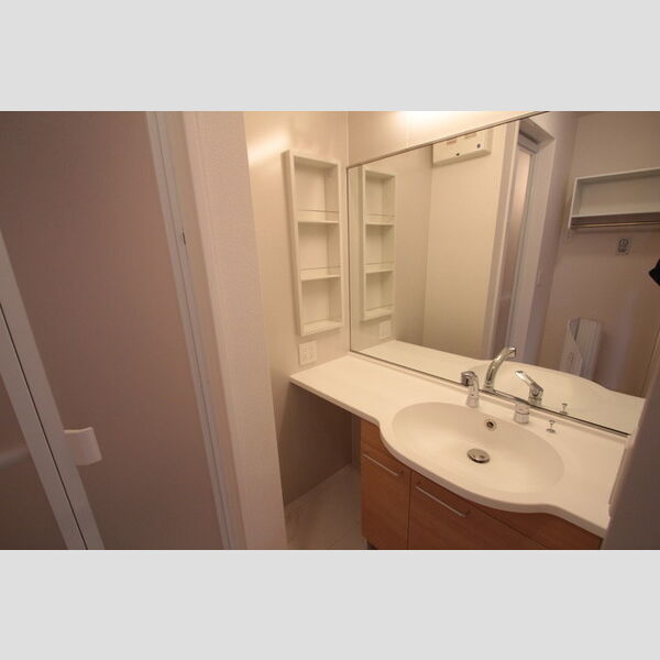 ルーチェオザワ203号室 大型洗面洗髪化粧台