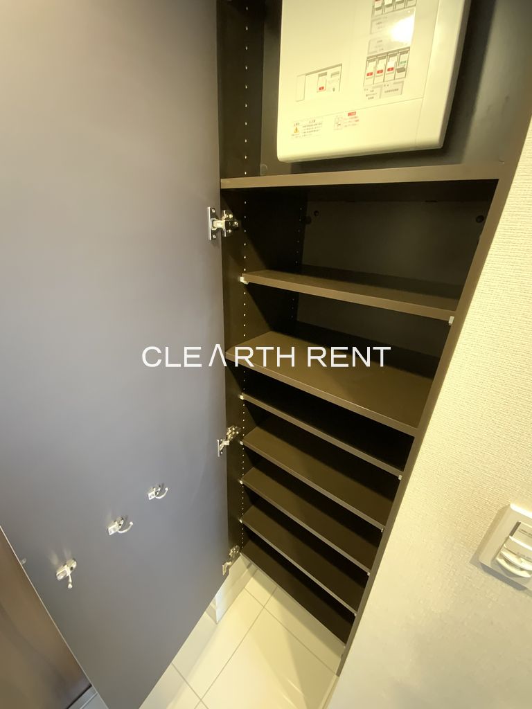 コンシェリア白金台 ＜ＴＯＫＹＯ ＰＬＡＴＩＮＵＭ＞9階 収納豊富なシューズボックス