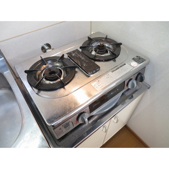 ウィンズ上永谷Ｃ棟0201号室 ガスコンロ2口・グリル付