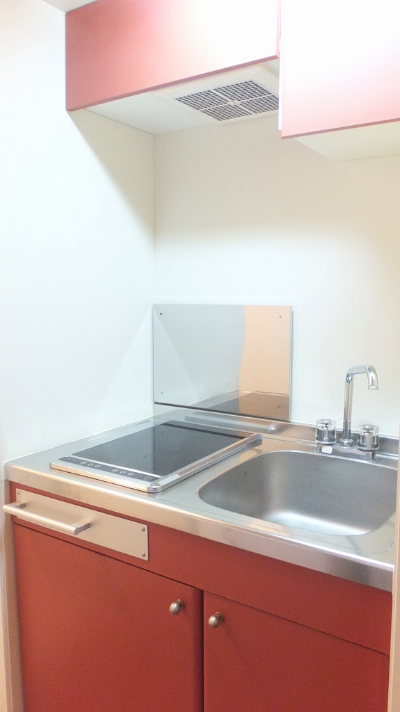 レオパレスブランドミールⅡ 2口の電気コンロ付き