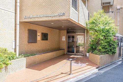 ライオンズマンション本駒込第２ エントランス外観　※前回募集時2023年5月撮影