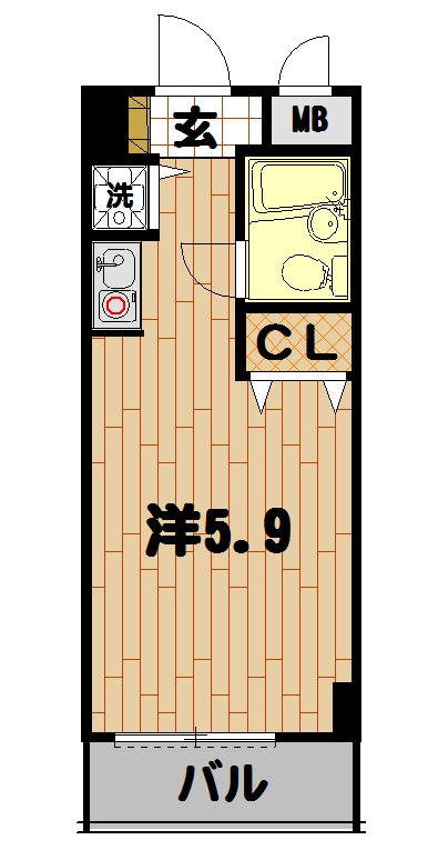 ライオンズマンション平間駅前第24階 間取