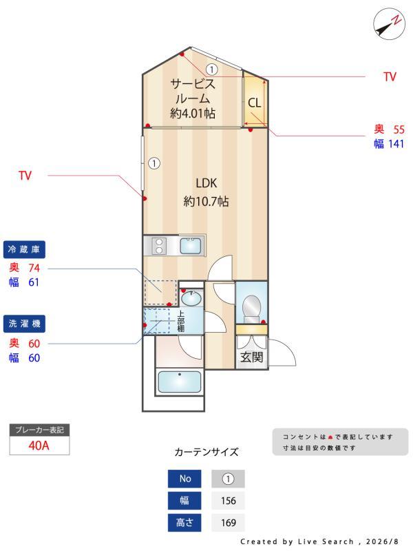FABRIC中井due Residence2階 その他