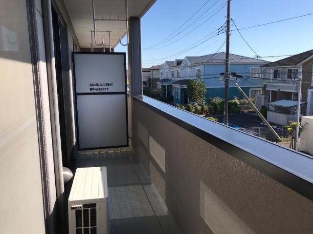 コンフォースⅡ202号室 ベランダ