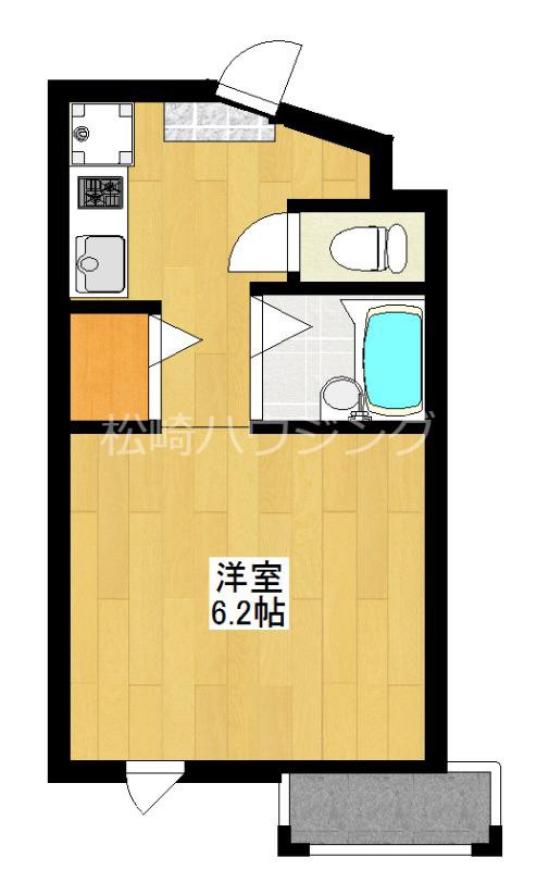 ランドブリッジ中野Ⅱ2階 間取