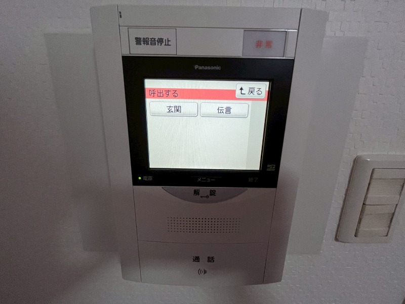 ラグジュアリーアパートメントデュオ神楽坂5階 モニター付きインターホン