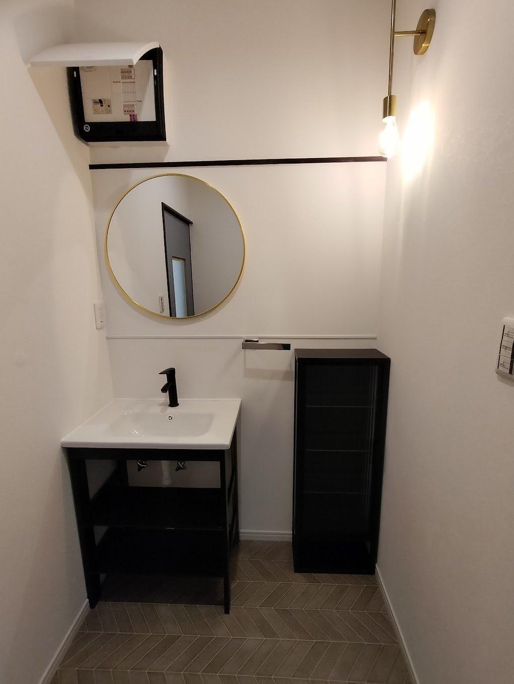 Cozy House船橋大穴南 お洒落で収納力ある洗面所