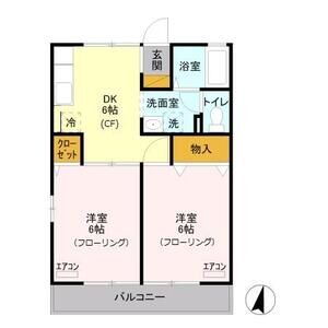 Tサクセッソ203号室 間取