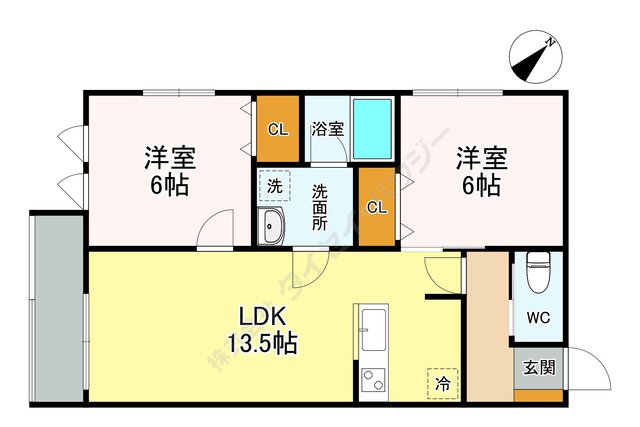 Ａｒｃａ材木座0302号室 間取
