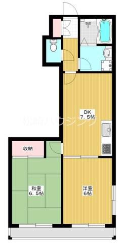 ファミール野本2階 間取