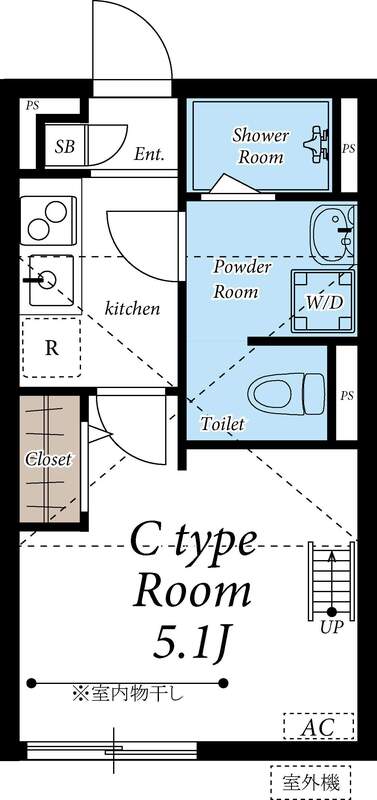 リブリ・MiiA1階 間取