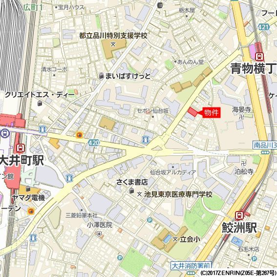 Ｂｒｉｌｌｉａ大井仙台坂4階 null