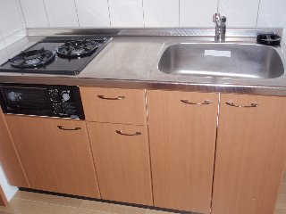 グランモンターニャ103号室 キッチン